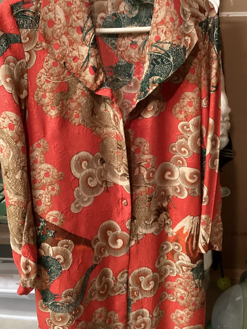 Multicolored tunic blouse, or jacket size XL